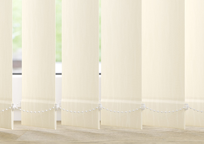 Subtle Grain, Vanilla - Vertical Blind - Image 4
